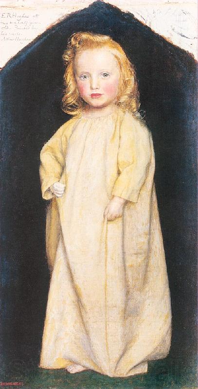 Arthur Devis Edward Robert Hughes as a Child Norge oil painting art